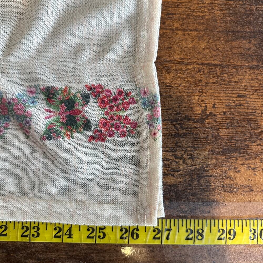 NWT Cynthia Mehra Floral Butterfly Boho Blouse One Size Fairy Lagenlook Festival - Picture 4 of 8